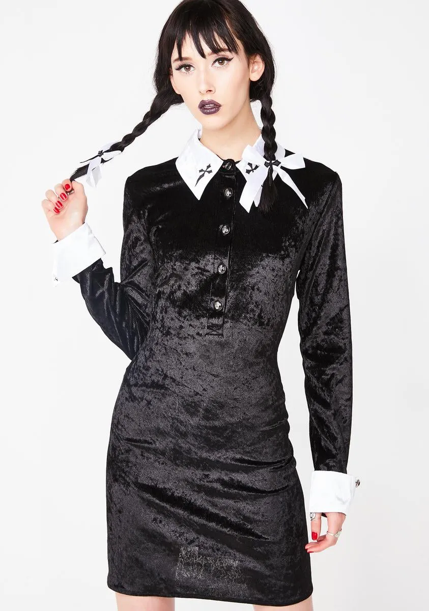 Black Friday Velvet Costume sold by Dolls Kill