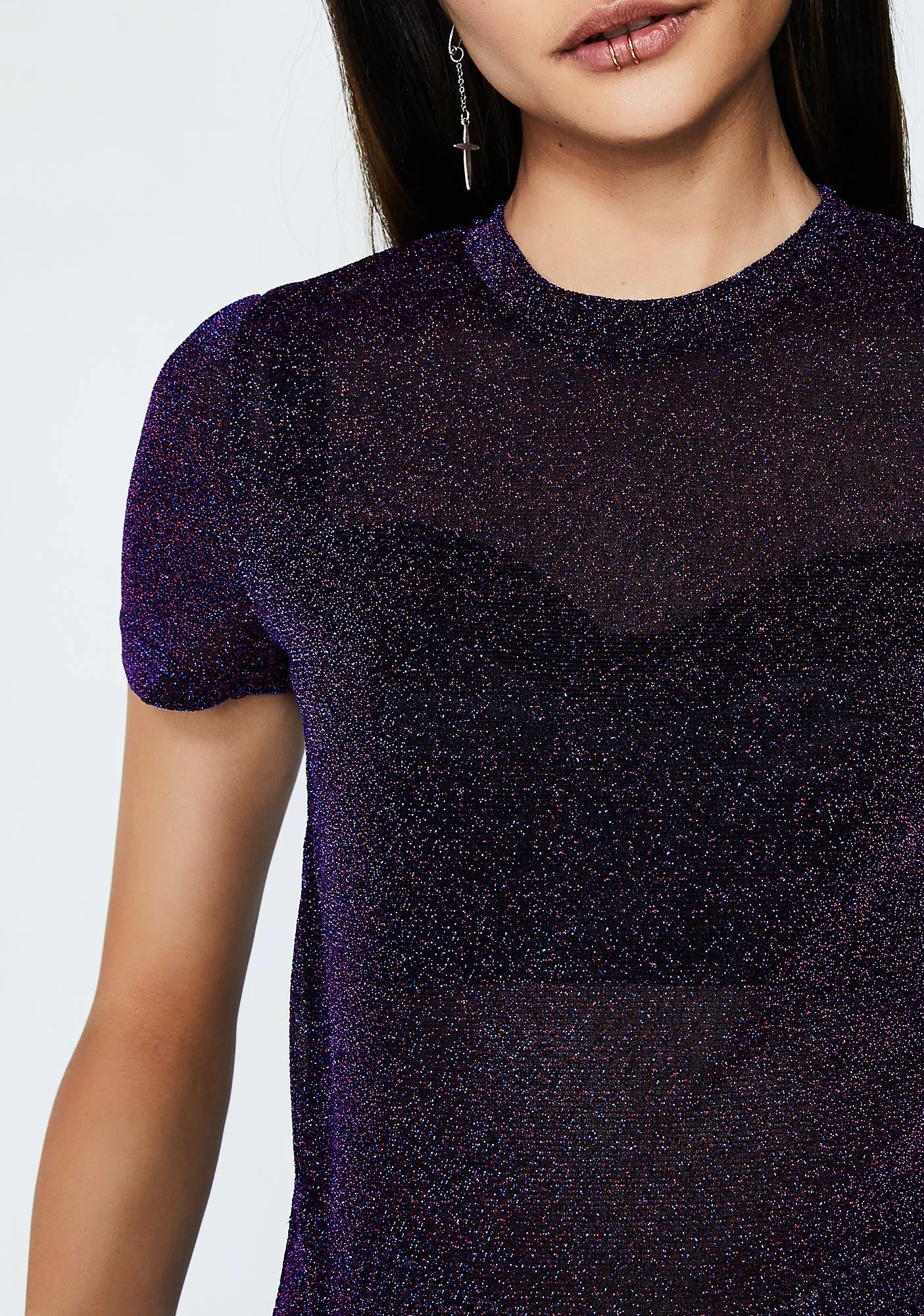 Glare On Crop Top sold by Dolls Kill product image thumbnail 2