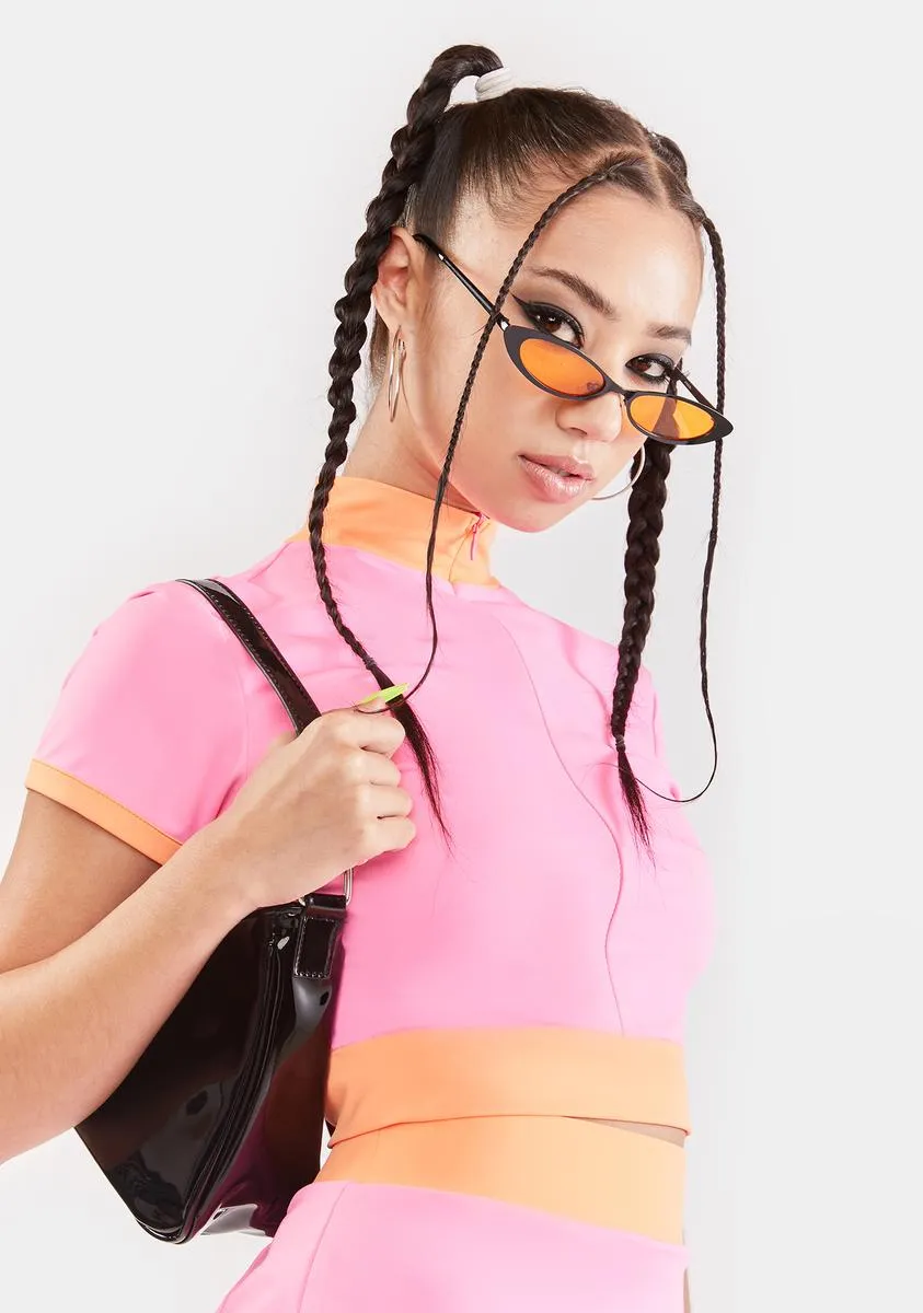 Suga Dive Two Tone Skirt Set sold by Dolls Kill product image thumbnail 3