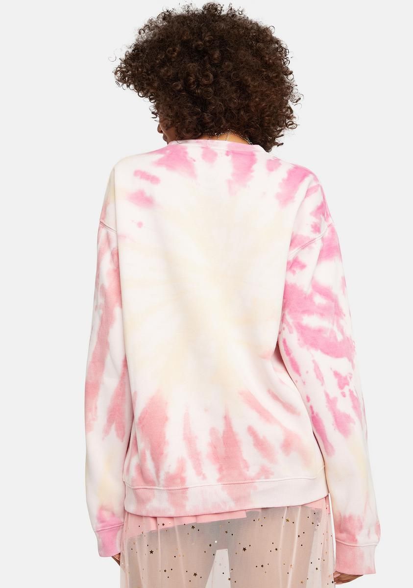 Sweet Heart Tie Dye Sweatshirt sold by Dolls Kill product image thumbnail 4