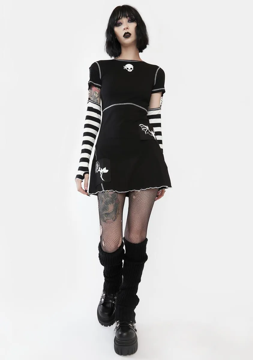 Slightly Sinful Mini Dress sold by Dolls Kill product image thumbnail 3