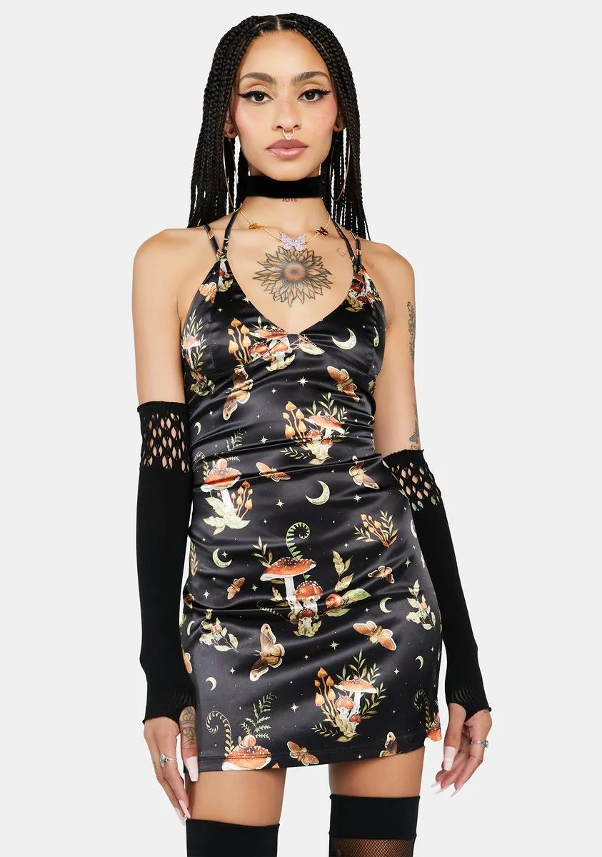 Mystical Mushroom Mini Dress sold by Dolls Kill