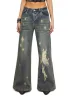 Fae Sightings Wide Leg Jeans sold by Dolls Kill