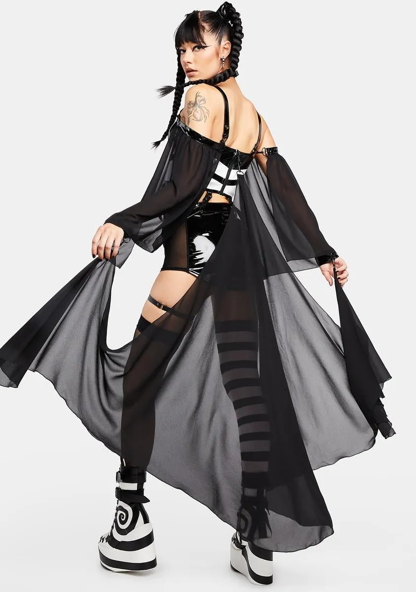 Public Spectacle Vinyl Corset Top sold by Dolls Kill product image thumbnail 4