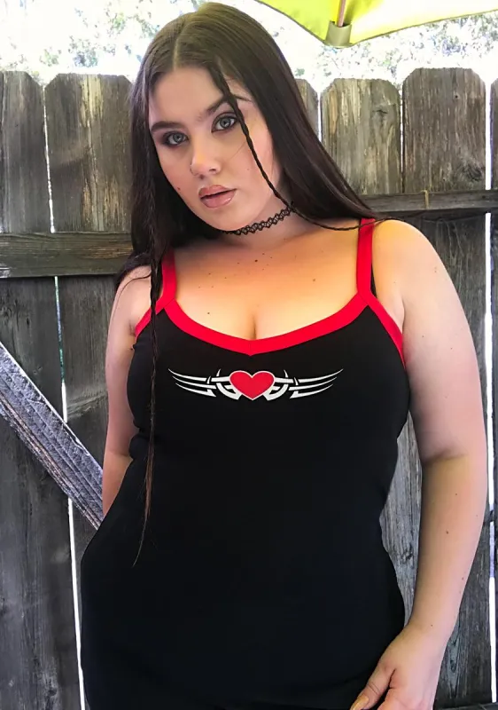 My Heart It Races Mini Dress sold by Dolls Kill