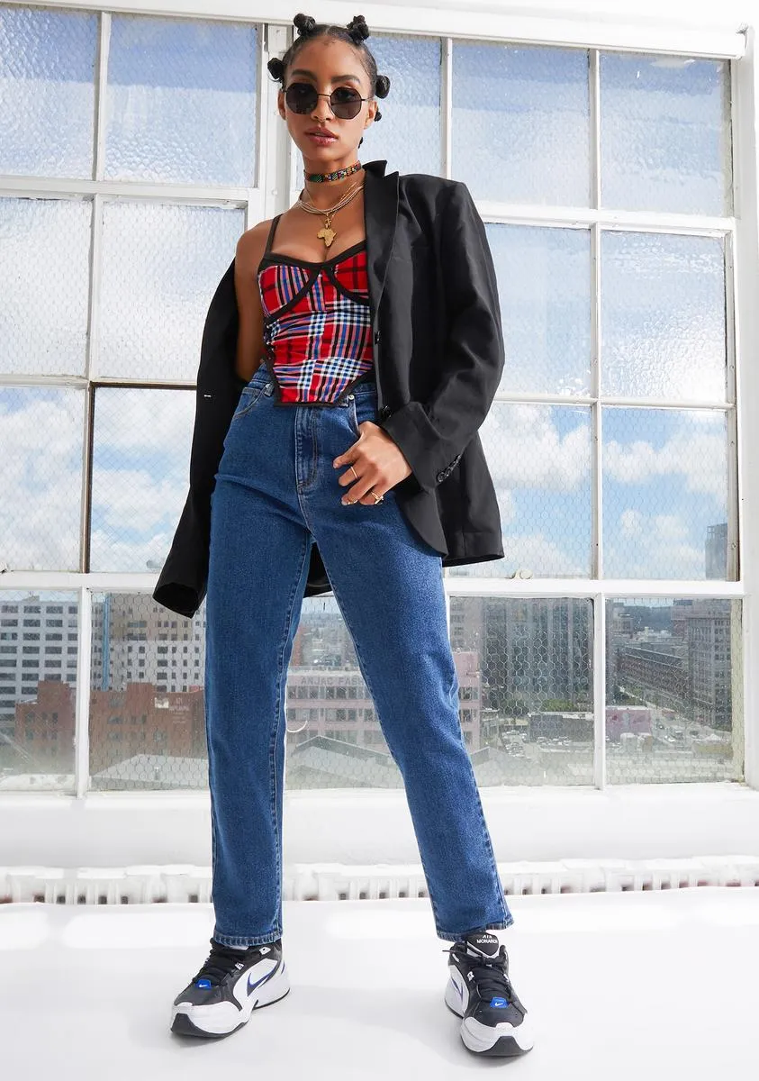 Lustful Calls Plaid Bustier Top sold by Dolls Kill product image thumbnail 3