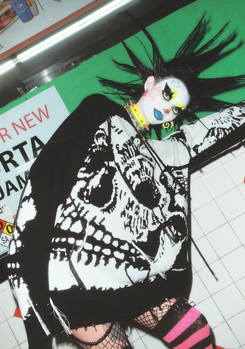 Dead Come Knocking Oversized Hoodie sold by Dolls Kill