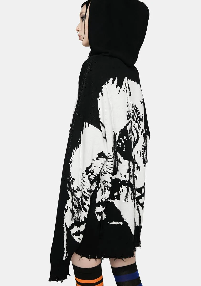 Dead Come Knocking Oversized Hoodie sold by Dolls Kill product image thumbnail 4