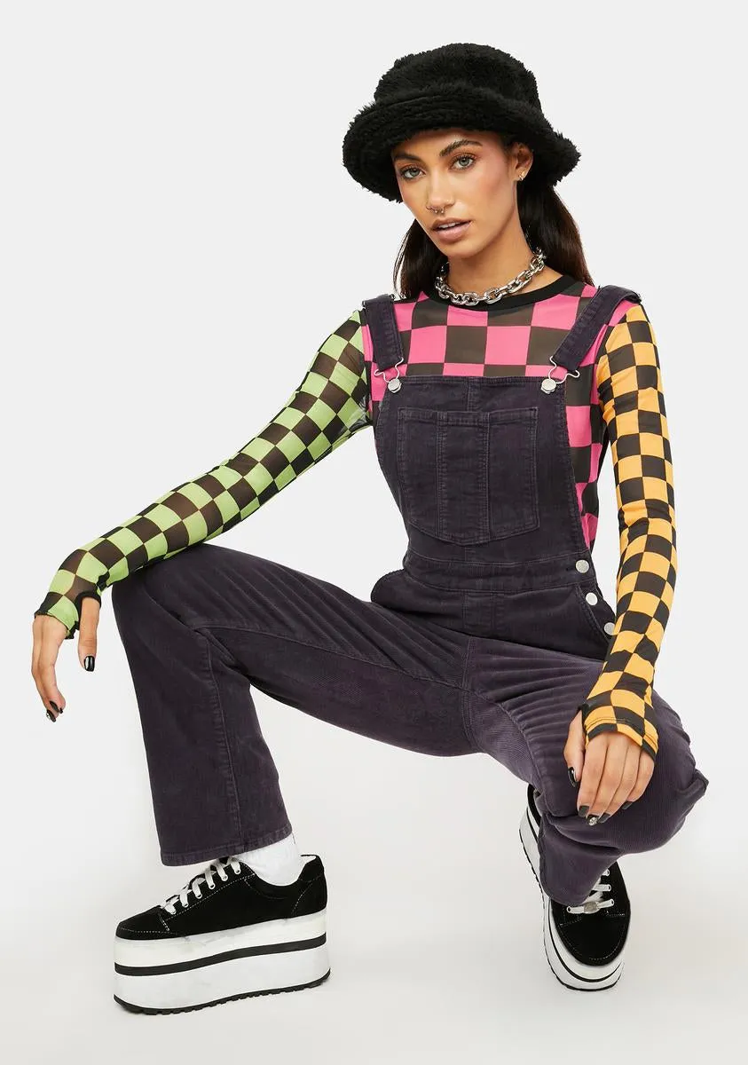 Navy Denim Original Overalls sold by Dolls Kill