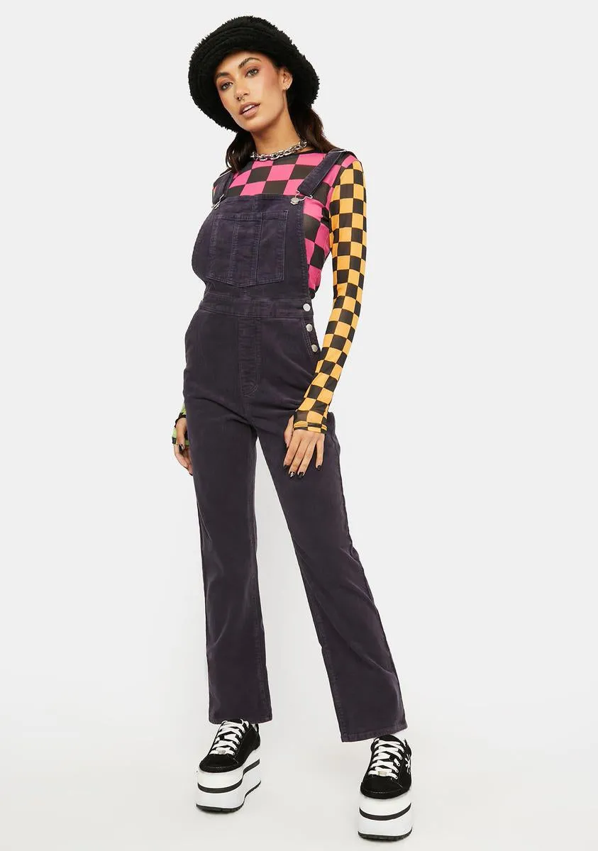Navy Denim Original Overalls sold by Dolls Kill product image thumbnail 2
