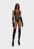 Hard To Miss Fishnet Bodysuit sold by Dolls Kill
