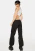 Black Monica Wind Pants sold by Dolls Kill