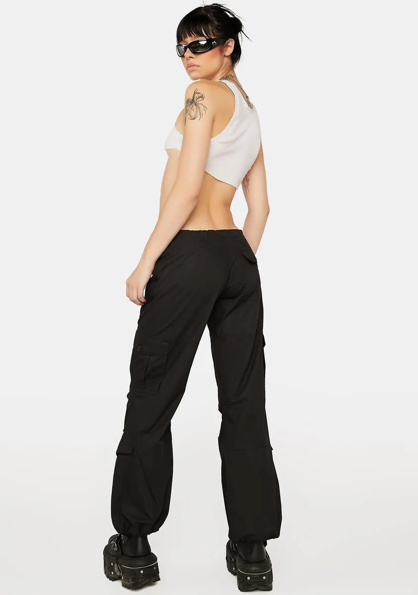 Black Monica Wind Pants sold by Dolls Kill product image thumbnail 4