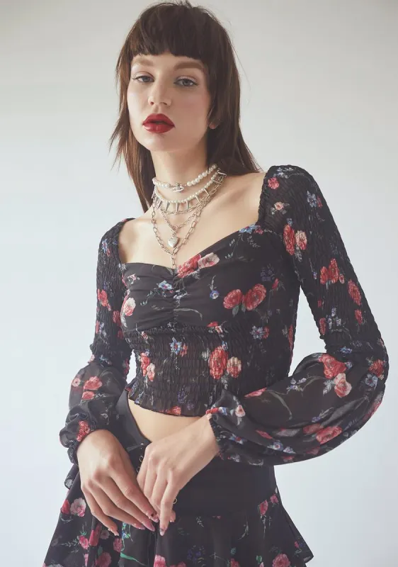 Can’t Be Just Friends Corset Blouse sold by Dolls Kill