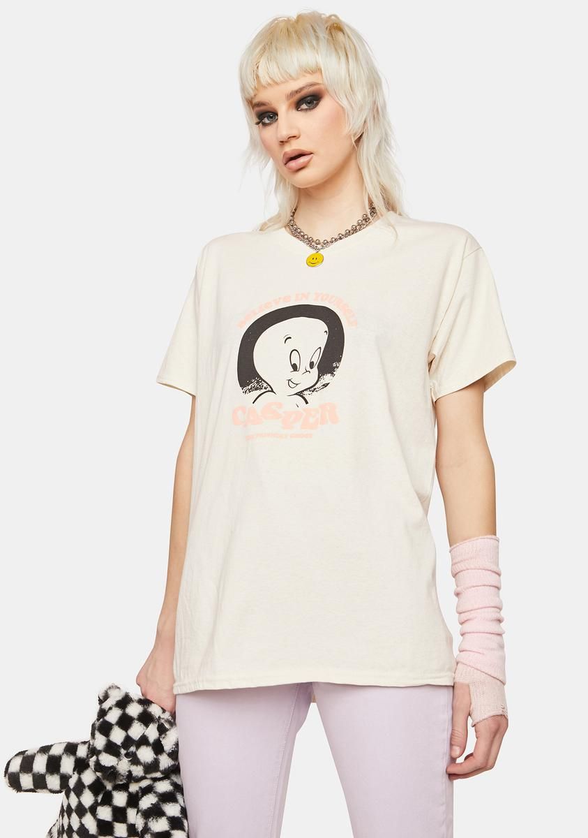 Natural Casper The Friendly Ghost Tyler T-Shirt sold by Dolls Kill product image thumbnail 2