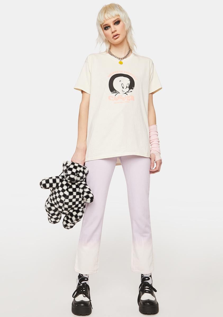 Natural Casper The Friendly Ghost Tyler T-Shirt sold by Dolls Kill product image thumbnail 3