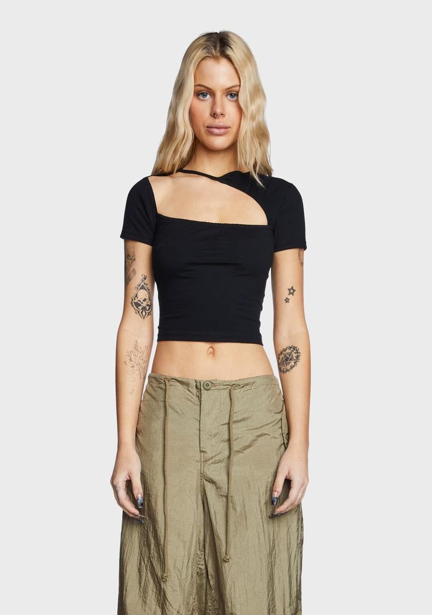 Desiree Crop Top sold by Dolls Kill