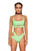 Solar Spice Booty Shorts Set - Neon Green sold by Dolls Kill