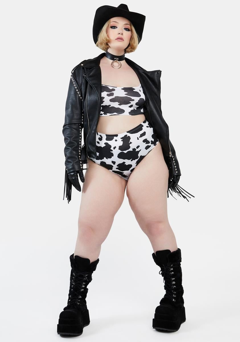 Plus Have Your Mooment Booty Shorts Set sold by Dolls Kill product image thumbnail 3