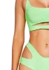Solar Spice Booty Shorts Set - Neon Green sold by Dolls Kill