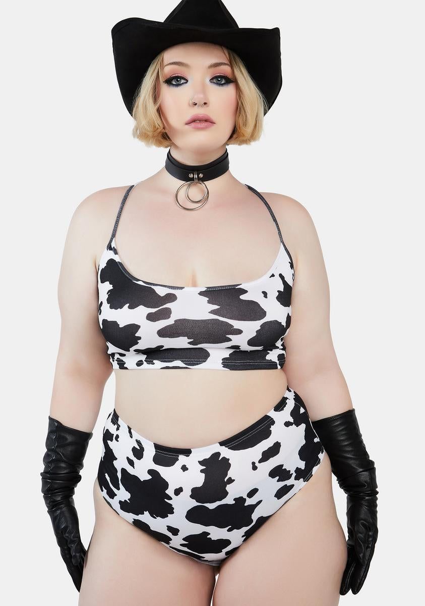 Plus Have Your Mooment Booty Shorts Set sold by Dolls Kill