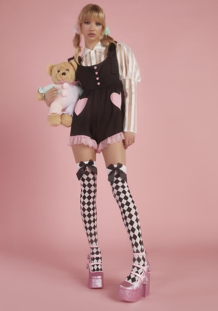 Walking On A Tightrope Romper sold by Dolls Kill product image thumbnail 3