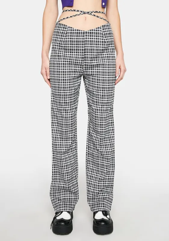 Tie Waist Trousers sold by Dolls Kill