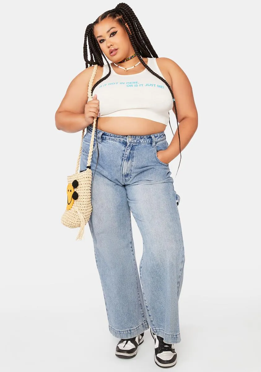 Plus It's Just Me Crop Tank sold by Dolls Kill product image thumbnail 3