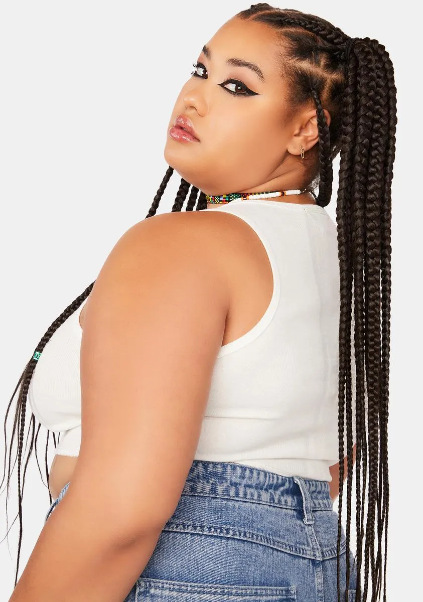 Plus It's Just Me Crop Tank sold by Dolls Kill product image thumbnail 4