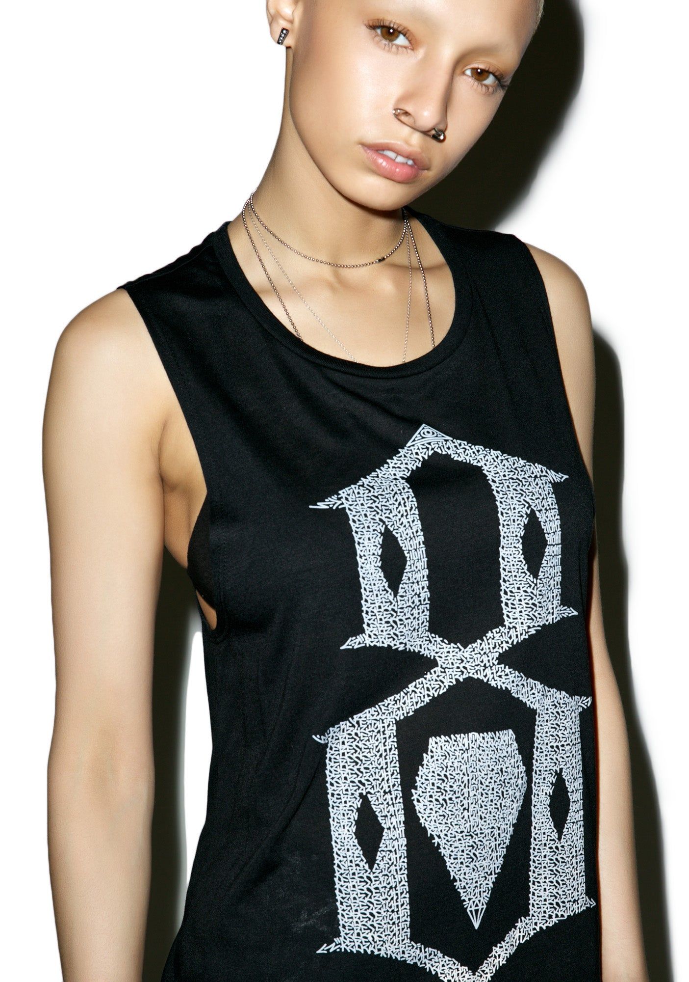 Roll Call Muscle Tee sold by Dolls Kill product image thumbnail 3