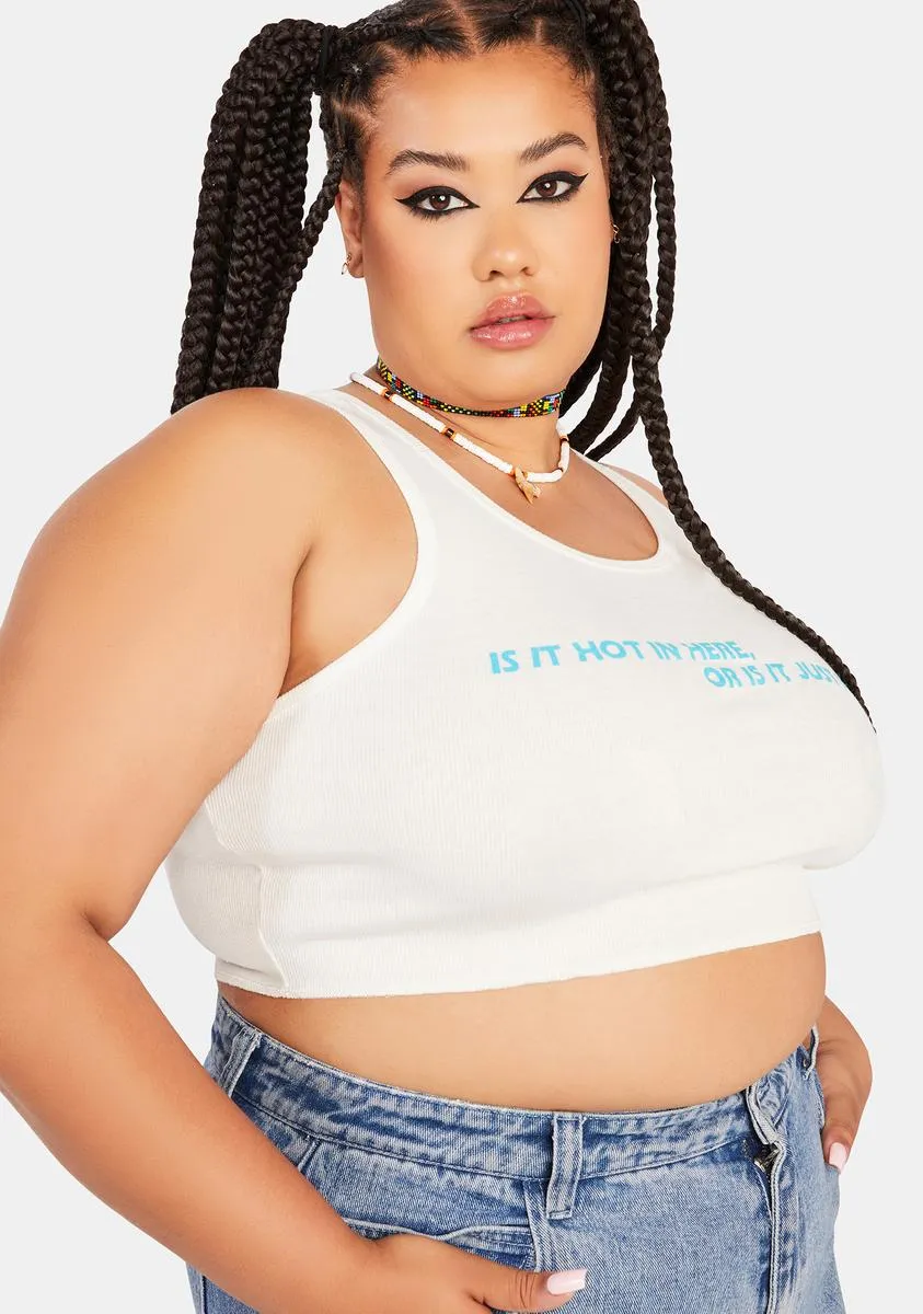 Plus It's Just Me Crop Tank sold by Dolls Kill product image thumbnail 2