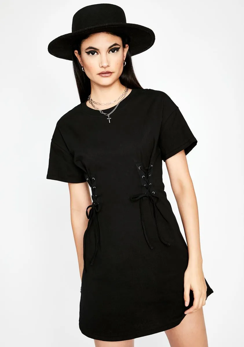 Grim Chaos Corset Dress sold by Dolls Kill