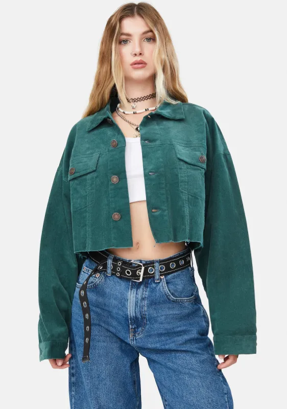 Forest Let Me Live Cordurory Jacket sold by Dolls Kill