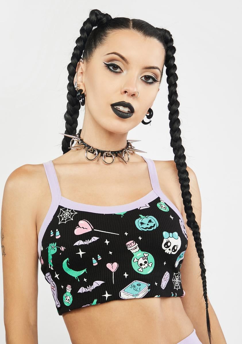 Potions And Poisons Thermal Tank Top sold by Dolls Kill