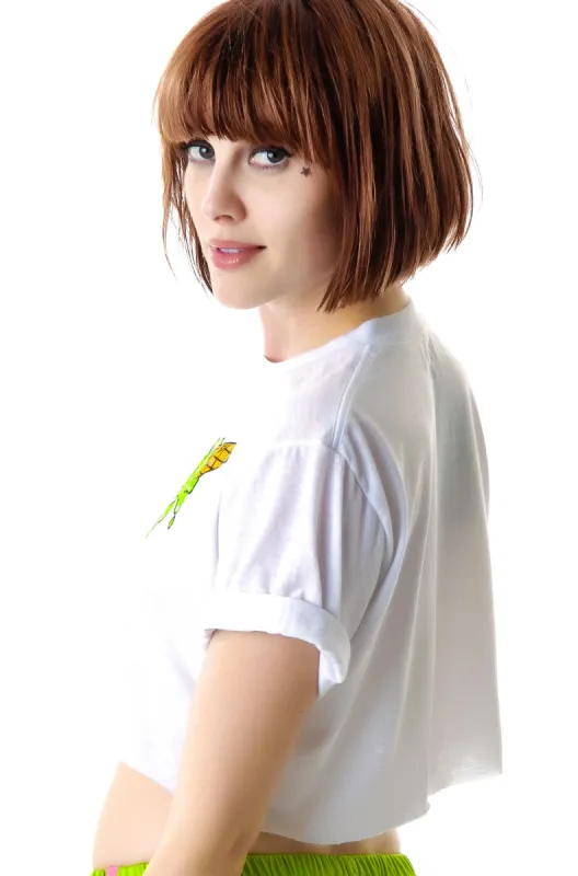 I'm Melting Ice Cream Crop Tee sold by Dolls Kill