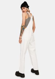 White Lie Vintage Denim Overalls sold by Dolls Kill