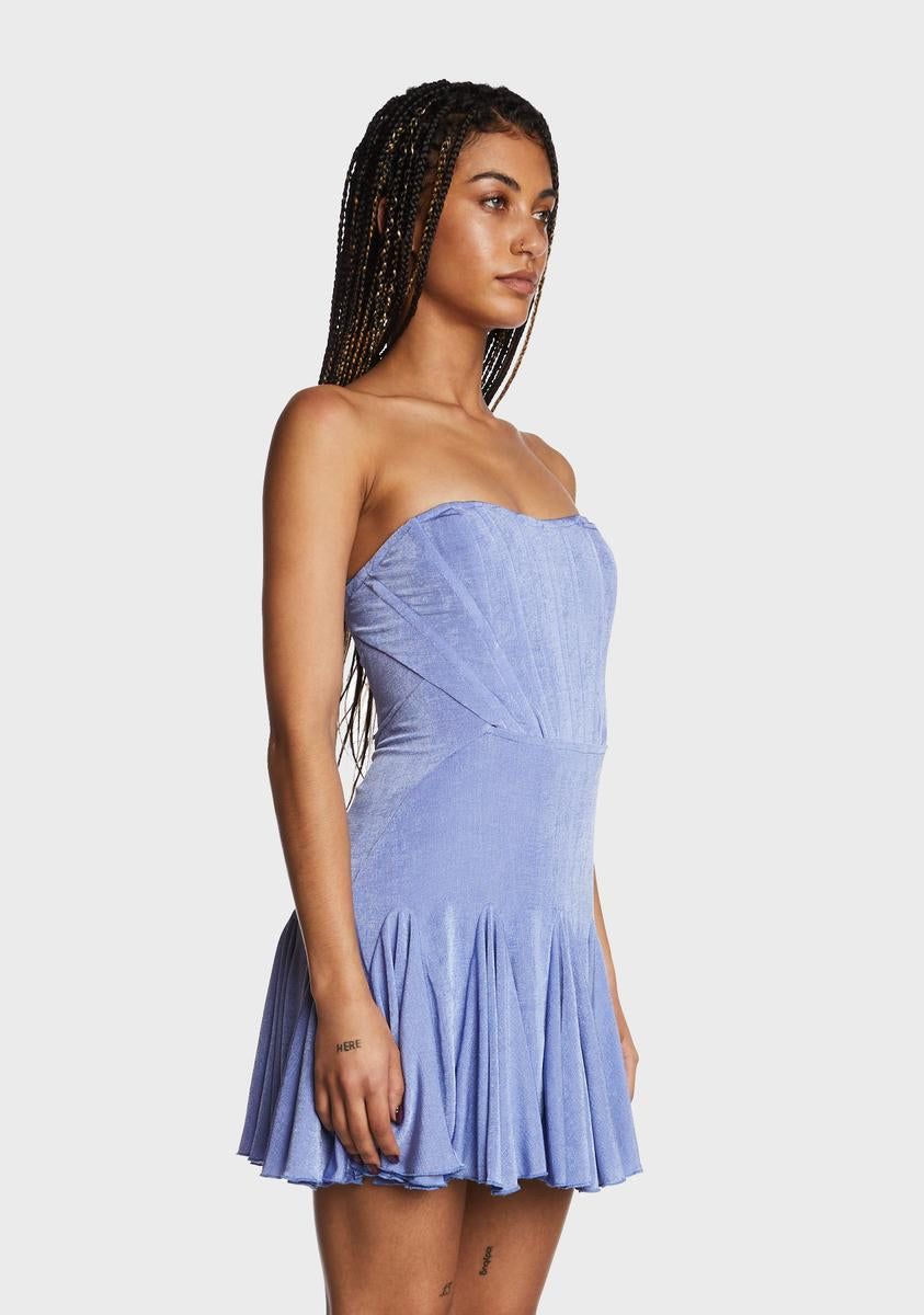 Cyan Dance Romance Mini Dress sold by Dolls Kill product image thumbnail 3