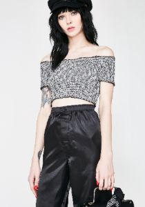 Get Faded Crop Top sold by Dolls Kill