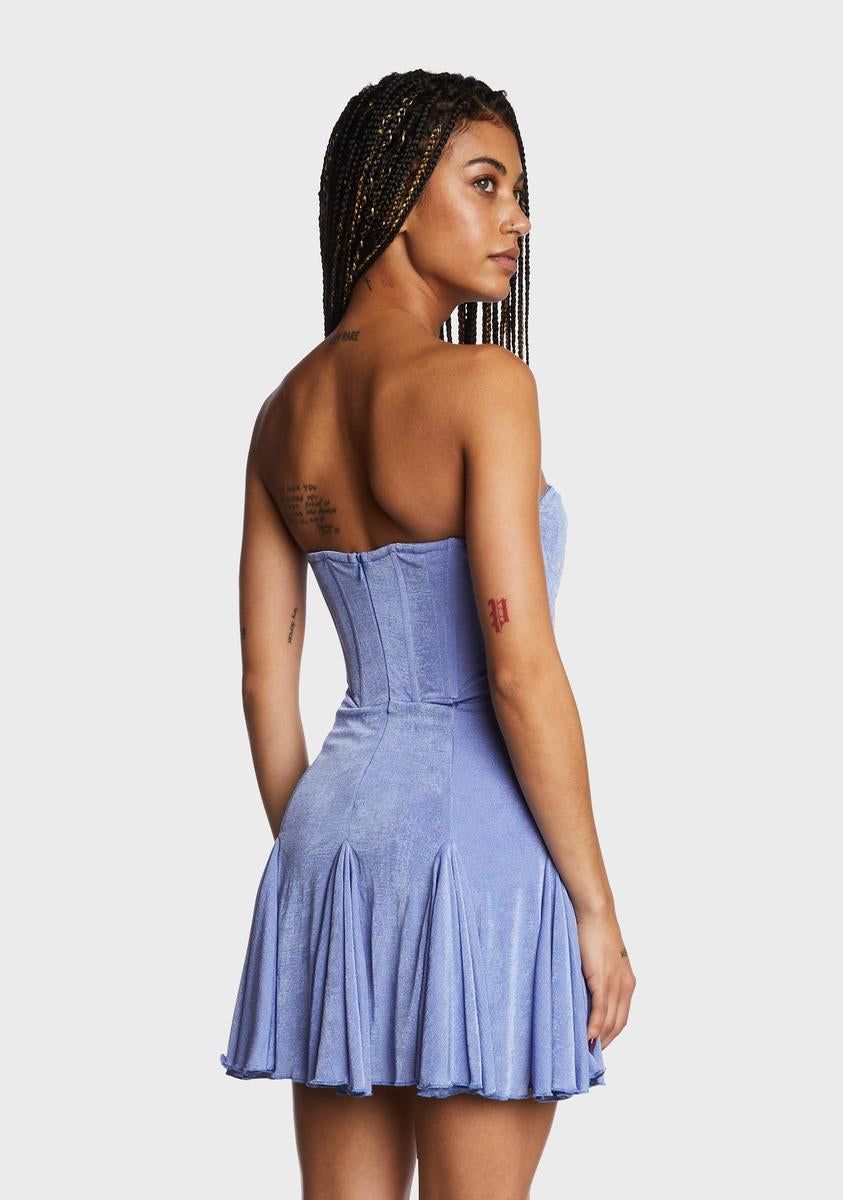 Cyan Dance Romance Mini Dress sold by Dolls Kill product image thumbnail 4