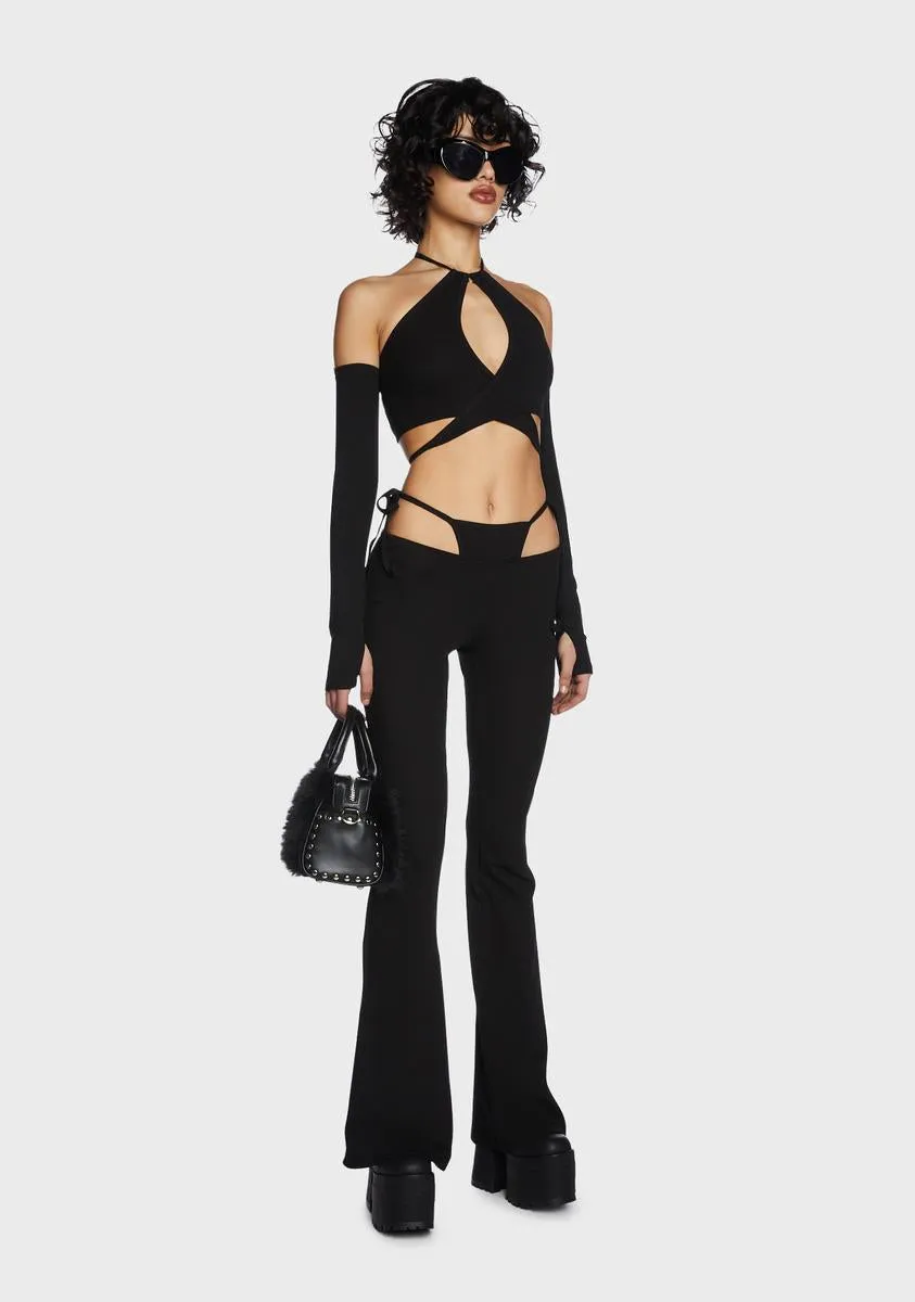 Rebel Aura Cut-Out Pants sold by Dolls Kill product image thumbnail 5