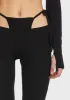 Rebel Aura Cut-Out Pants sold by Dolls Kill