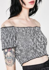 Get Faded Crop Top sold by Dolls Kill