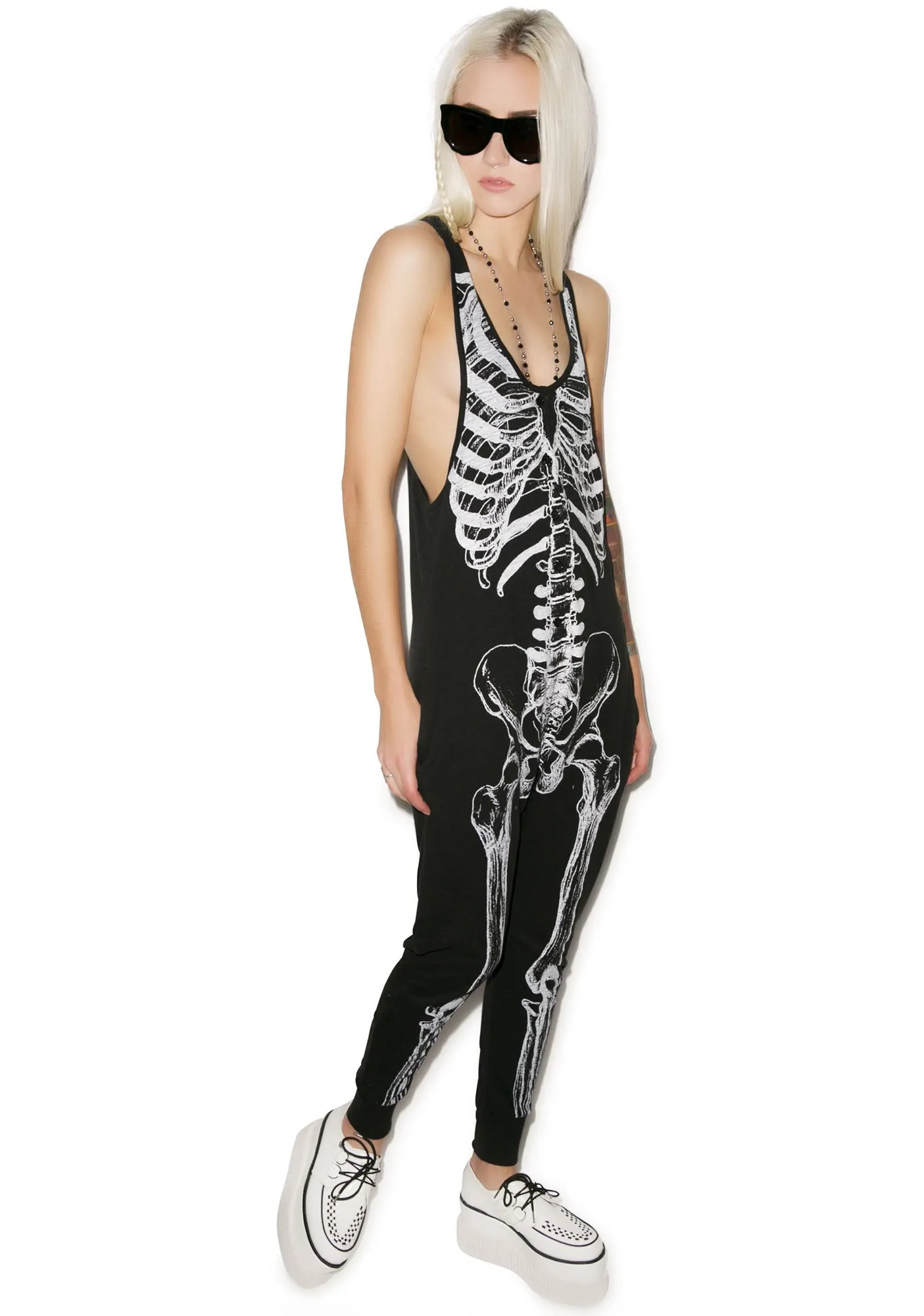 Them Bones Romper sold by Dolls Kill product image thumbnail 4