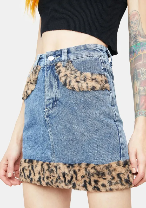 Generations After Denim Mini Skirt sold by Dolls Kill