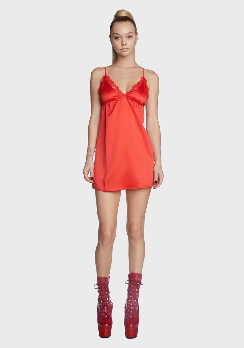 Sexy Status Satin Chemise sold by Dolls Kill product image thumbnail 3