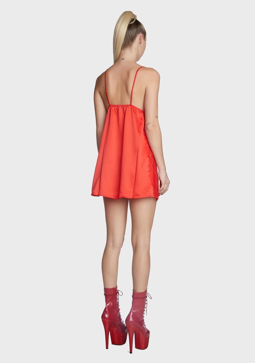 Sexy Status Satin Chemise sold by Dolls Kill product image thumbnail 4