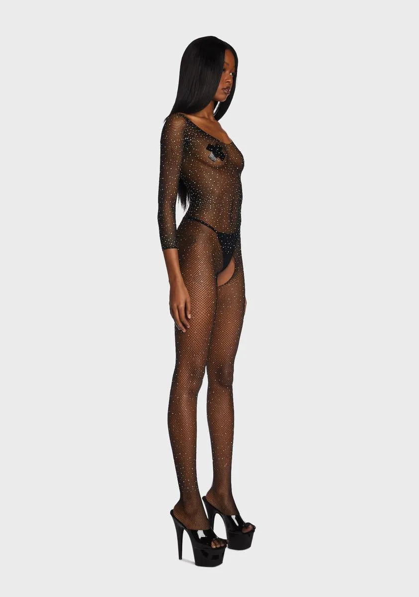 Live For Tonight Fishnet Bodystocking sold by Dolls Kill product image thumbnail 3