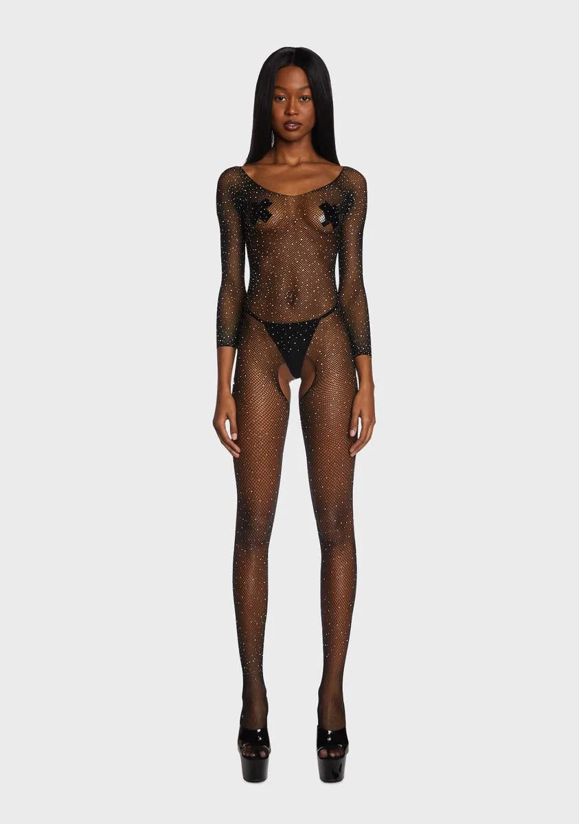 Live For Tonight Fishnet Bodystocking sold by Dolls Kill