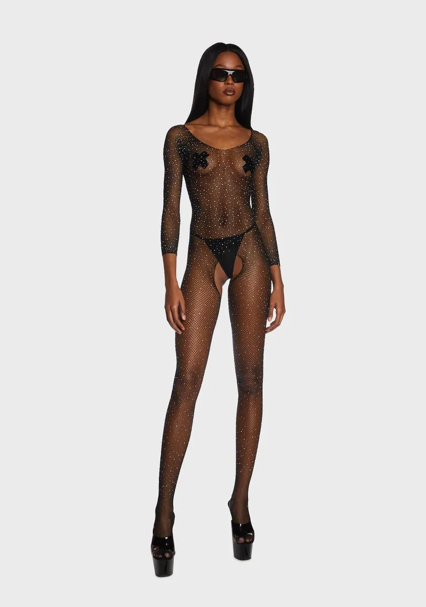 Live For Tonight Fishnet Bodystocking sold by Dolls Kill product image thumbnail 5