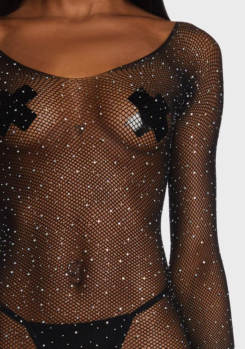 Live For Tonight Fishnet Bodystocking sold by Dolls Kill product image thumbnail 2